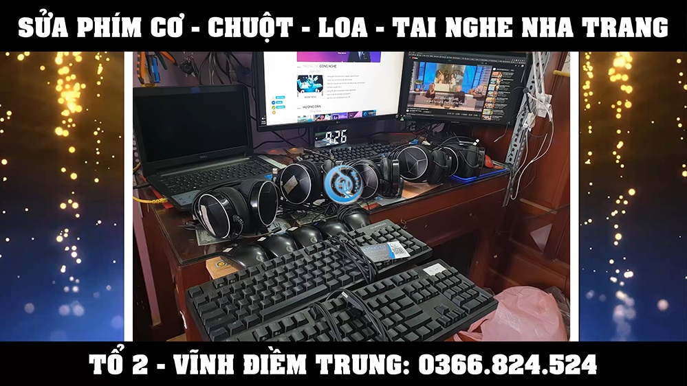 Sửa bàn phím cơ chuột loa tai nghe tại Nha Trang